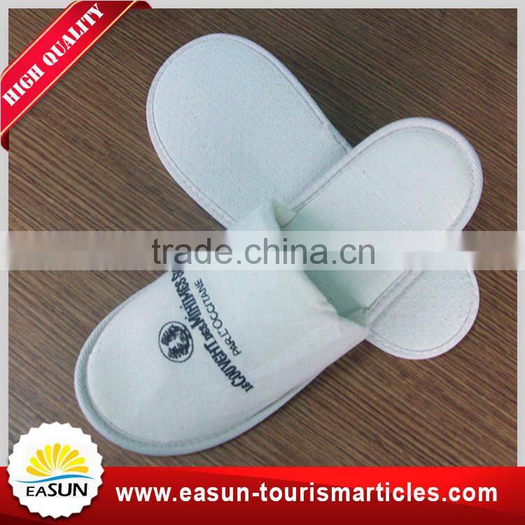 Disposable newest style terry waffle five star luxury hotel slippers