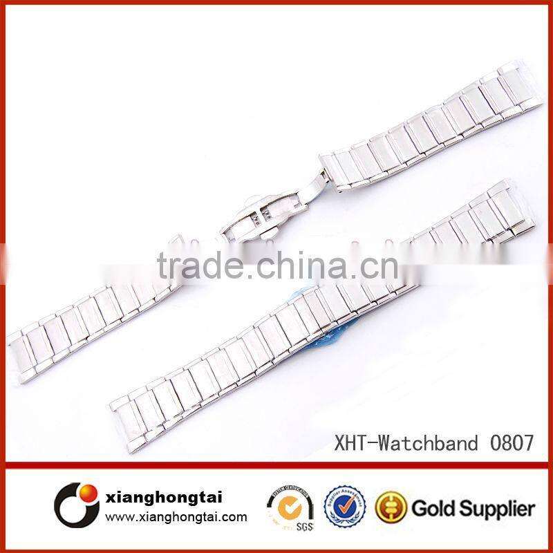 Stainless steel watchband