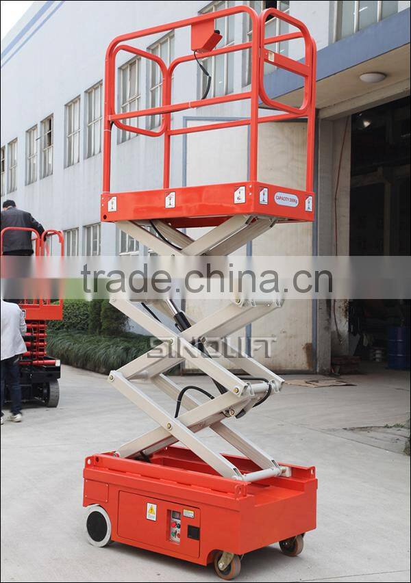 HOT! Sinolift FSJY3/FSJY3.9 Small Electric Scissor Lift Truck