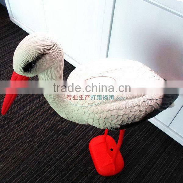 Half a piece of plastic flocking pigeon for garden decoration