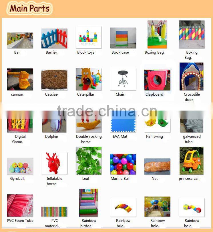 Kids indoor playground electrical equipment