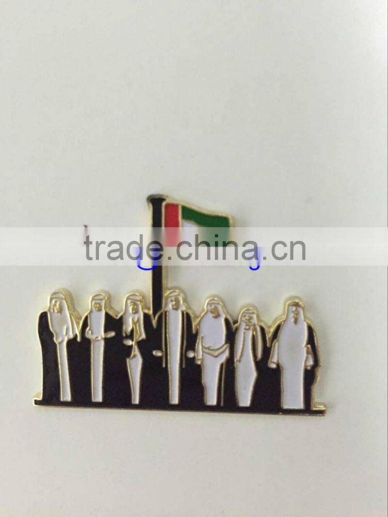 Custom UAE Flag National Day Badge,Souvenir Dubai Lapel Pin Badges
