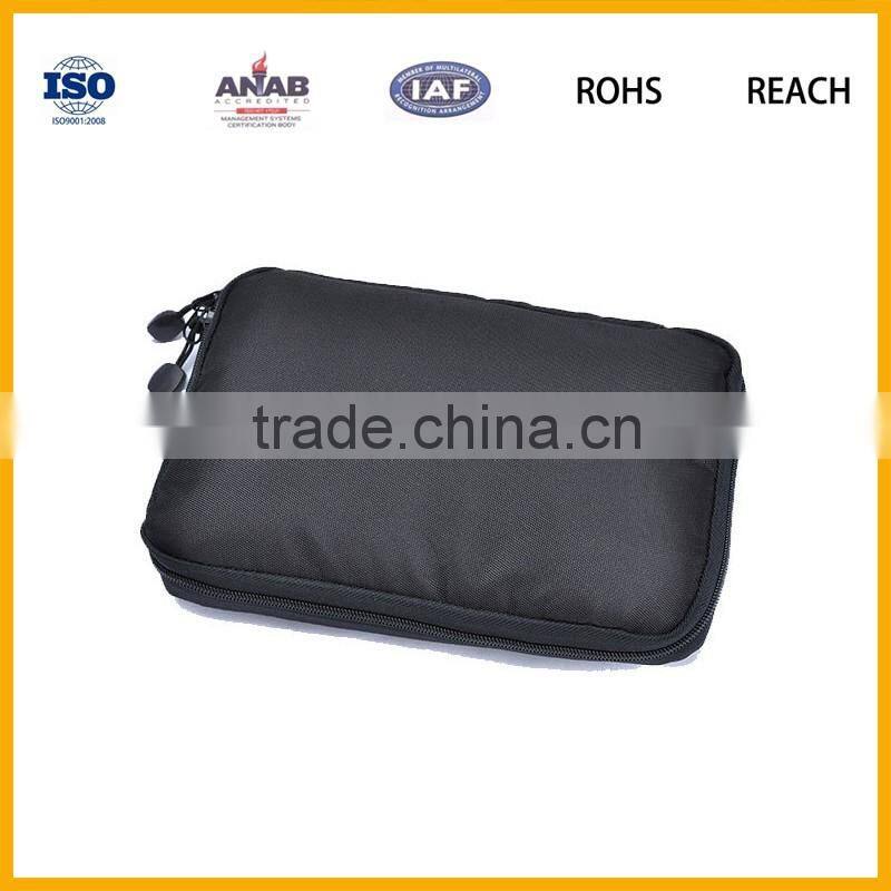 Universal Portable Organizer Double Compartment Carry Travel Case Holder Bag with Hand Stra