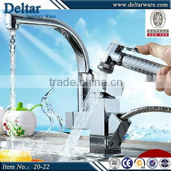 CE certificate brass water tap,Single handle chrome plated cupc faucets 2-way water tap