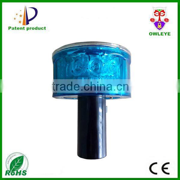 Solar airport runaway LED warning lights