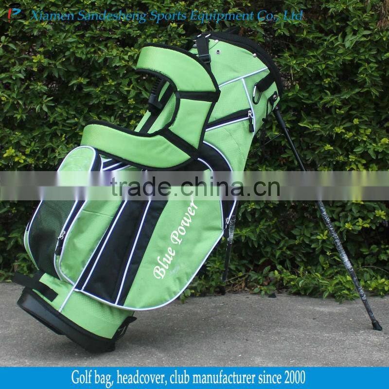 Stand PU Leather Waterproof Golf Bag
