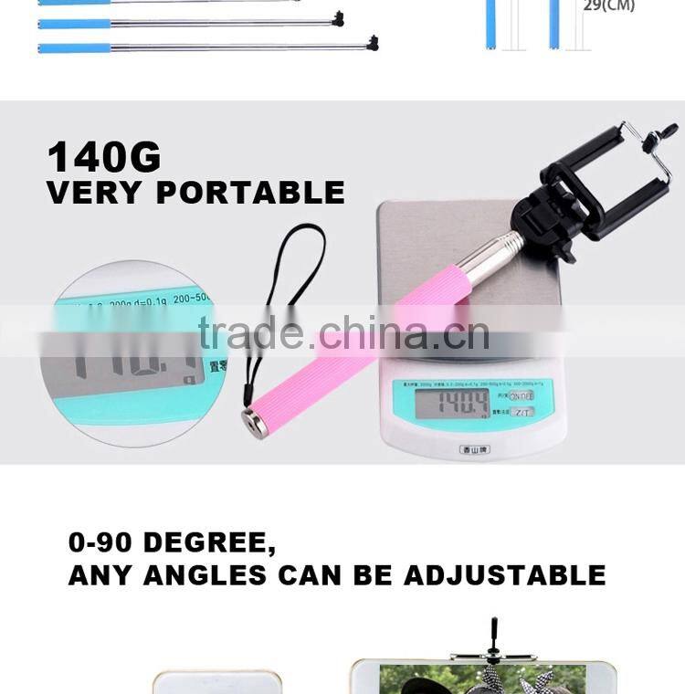 monopod selfie stick bluetooth remote shutter