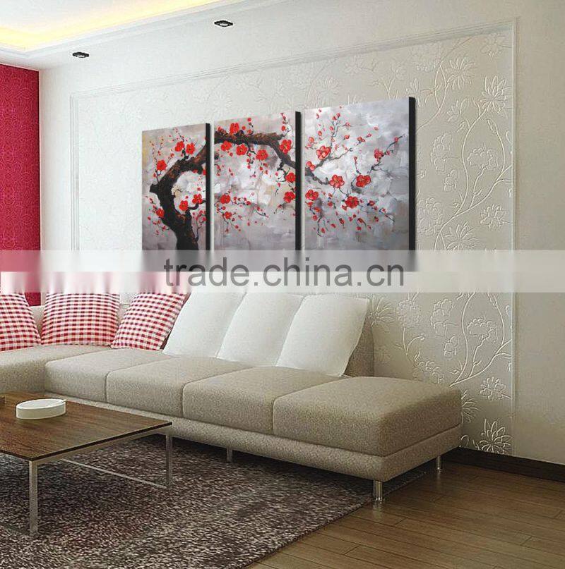 flower handmade oil painting ready to hang