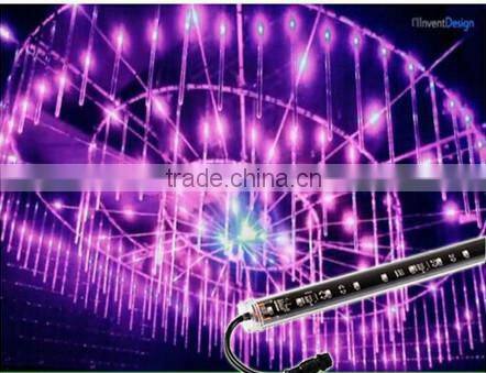 Dmx led rgb tube light waterproof led tube light 3d magic vertical tube