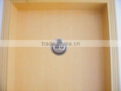 stainless steel door plate/metal door plate/warning door plate