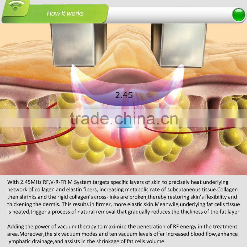 Viora reaction bi-polar rf beauty machine for body&face&eyes
