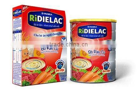 Ri-Dielac Infant Cereal Milk/Baby Food/ Oat and Milk Ingredients/ 200 gr and 350gr