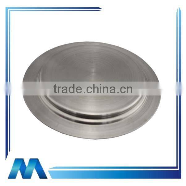 round stainless steel unique butter dish