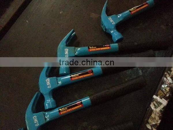 2015 hot sell forging claw hammer steel claw hammer