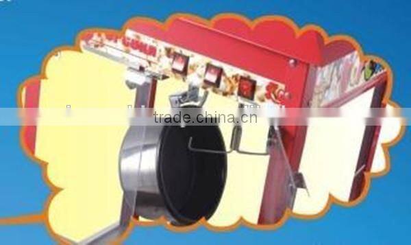 Commercial temperature control Popcorn Machine with Cart for sale