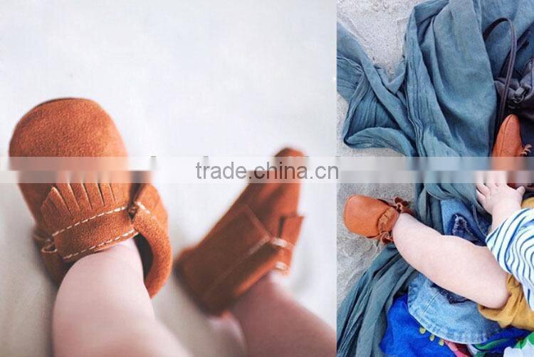 Genuine leather moccasins baby, wholesale shoes baby moccasins