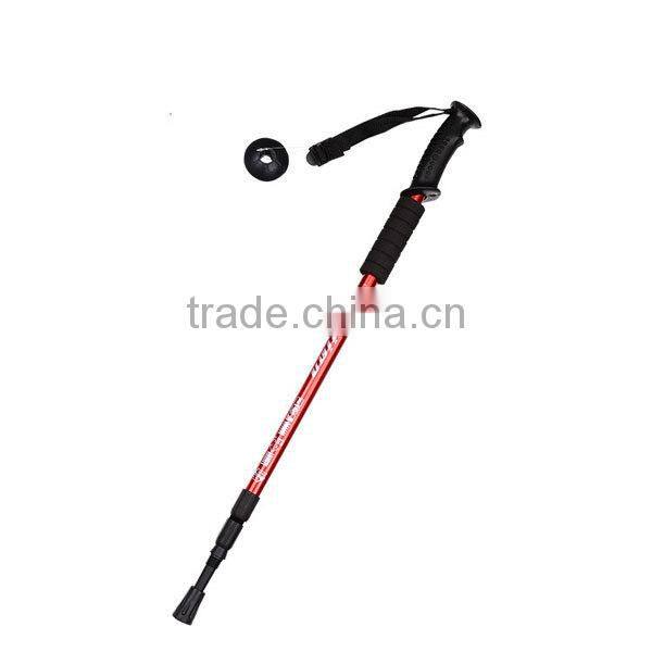 Lightweight Hiking Alpenstock,OEM Walking Stick For Safety,EVA Handle Trekking Pole
