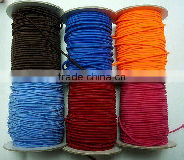 6mm-10 yellow hollow polypropylene rope flat/round elastic cords