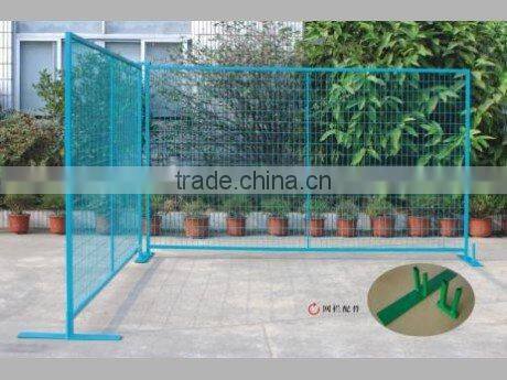 Temporary Fence(PVC Coated)/temporary fence with steel feet