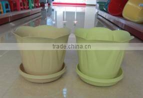 plastic flower /plant pot in flower shape