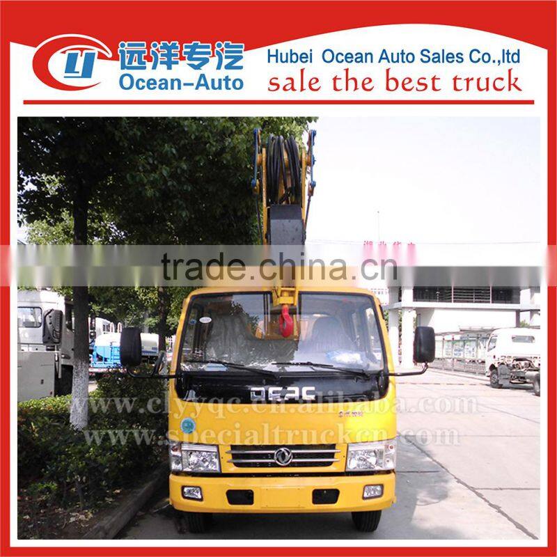 Double cab 14-16m telescopic high-altitude working truck