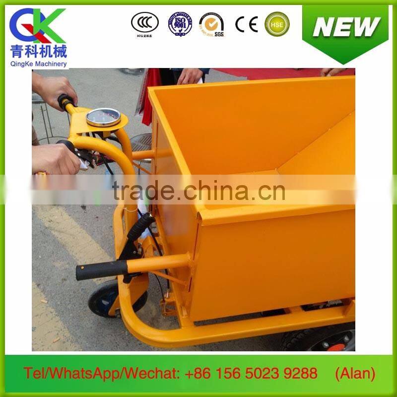 high quality handhold hydraulic tip porry pumper trolley for cargo