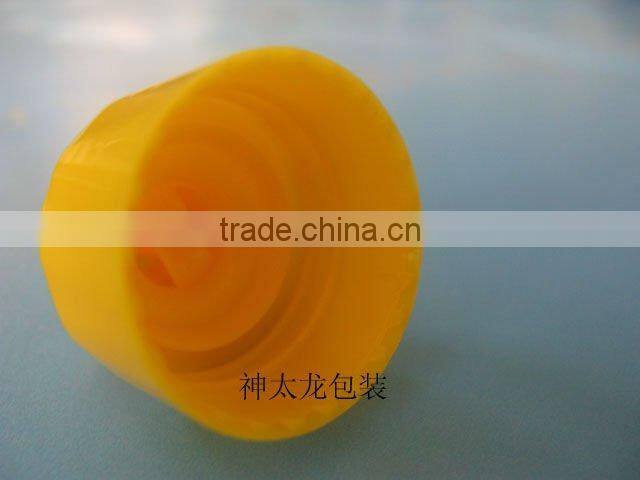SL-631,28/410 plastic push pull bottle cap smooth outside