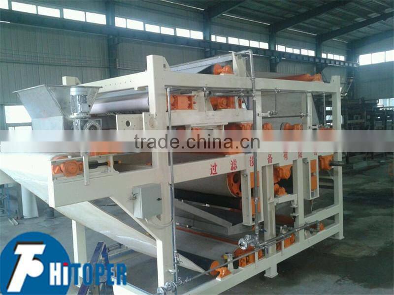 Water purification systems for home slurry of the belt filter press