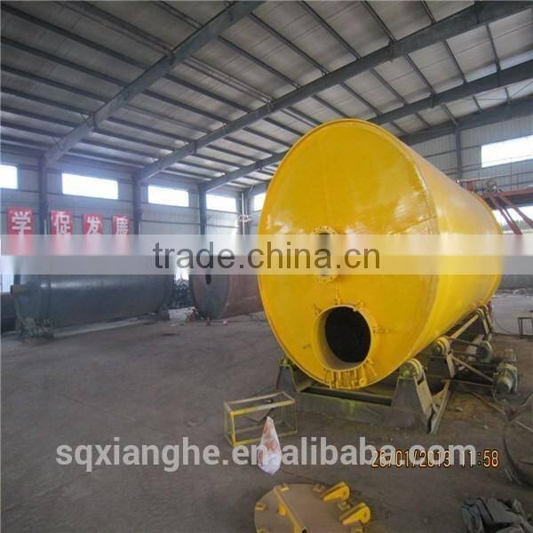 45%-55% output waste tires to oil pyrolysis machine