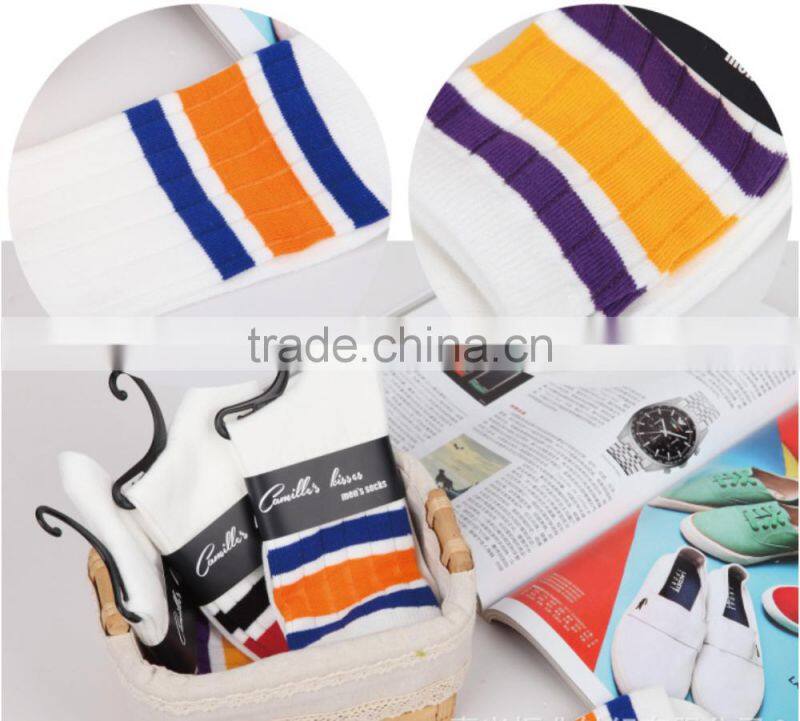China custom man sock manufacturer,cotton skateboard sock