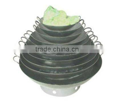 Chinese JIAHE Supplier Black Color Cast Iron Frying Wok