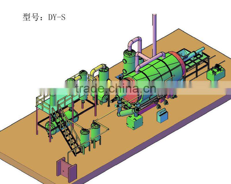 Waste Recycle To Oil Machine /Waste Pyrolysis Machine
