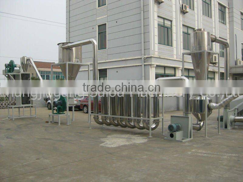 PE flake crushing machine used in recycling line