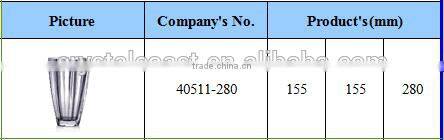 wholesale clear Murano glass for wedding decoration