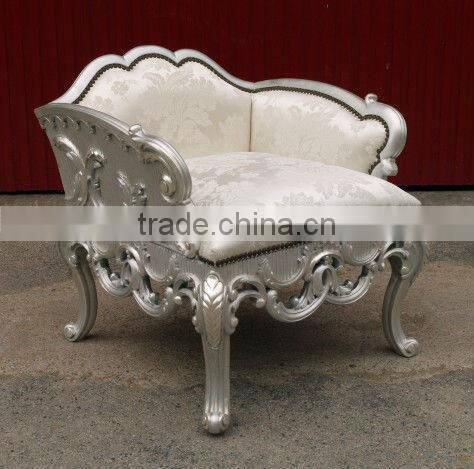 Espana Style Antique Banquet Chair with Low Back