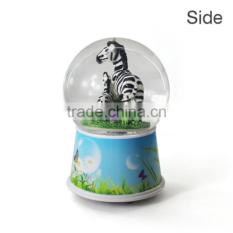2015 cheap electric musicial snow globe