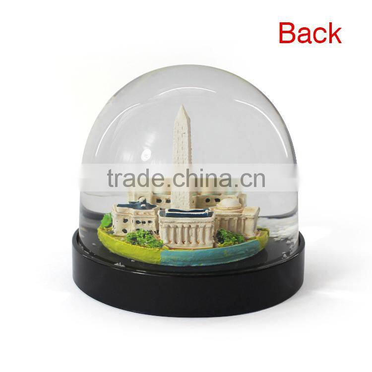 New arival resin landscape snowball