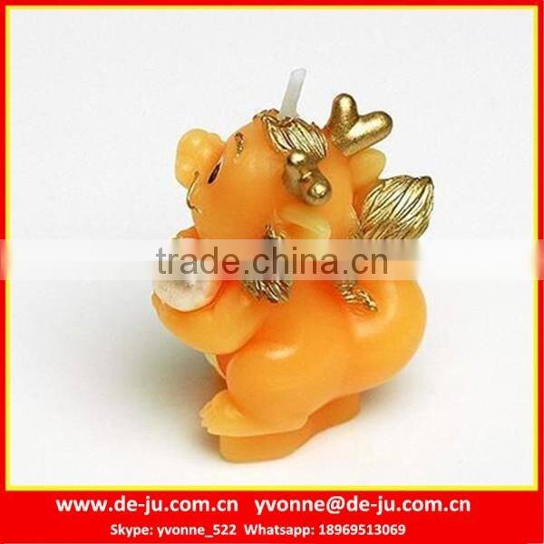 Golden Small Dragon Solid Body Wax Cheap Designer Candles