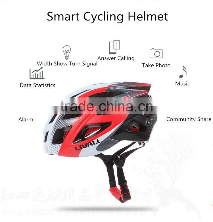 New Arrival Intelligent Bicycle Helmet Smart Cycling Helmet With BT/Microphone/LED Light/Camera Best Bicycle Helmet