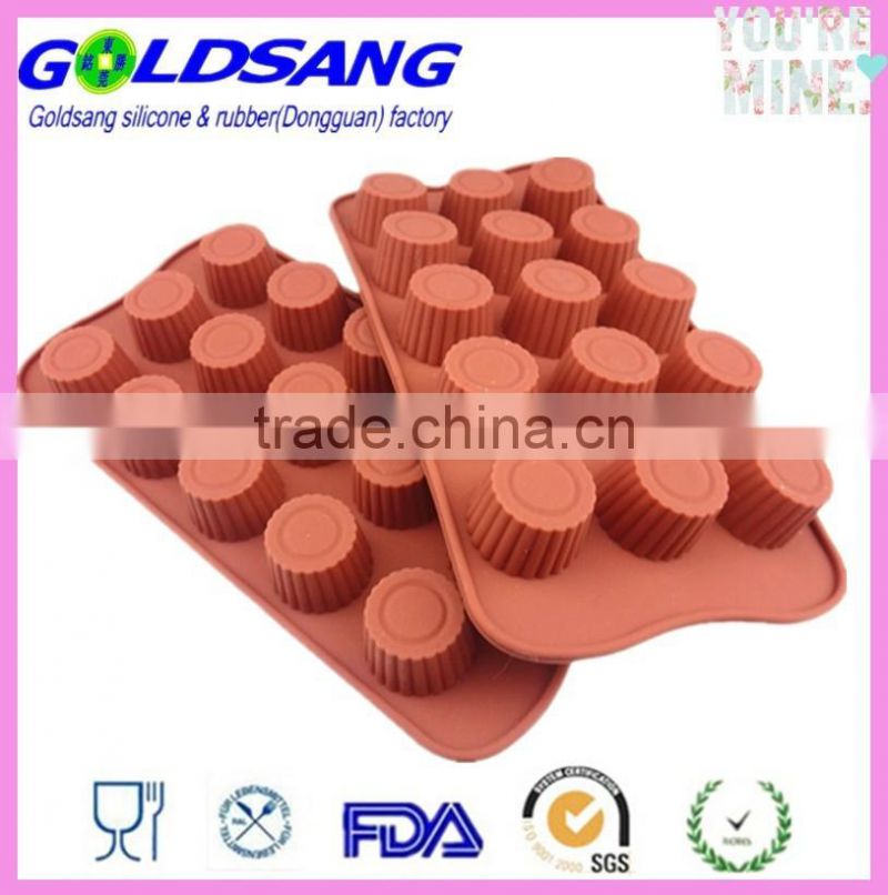 FDA grade Chocolate Cake Decorating Silicone Molds Candy Tools