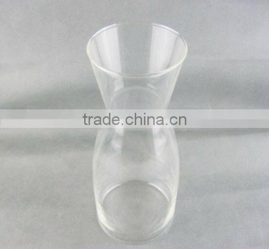 lamp blown glass juice bottle / wine bottle