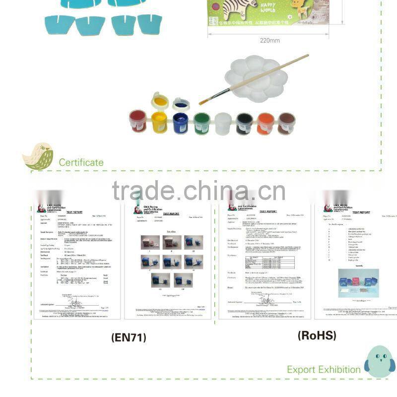 2015 most popular paper artcraft for kids gift with various model -Animals homeland