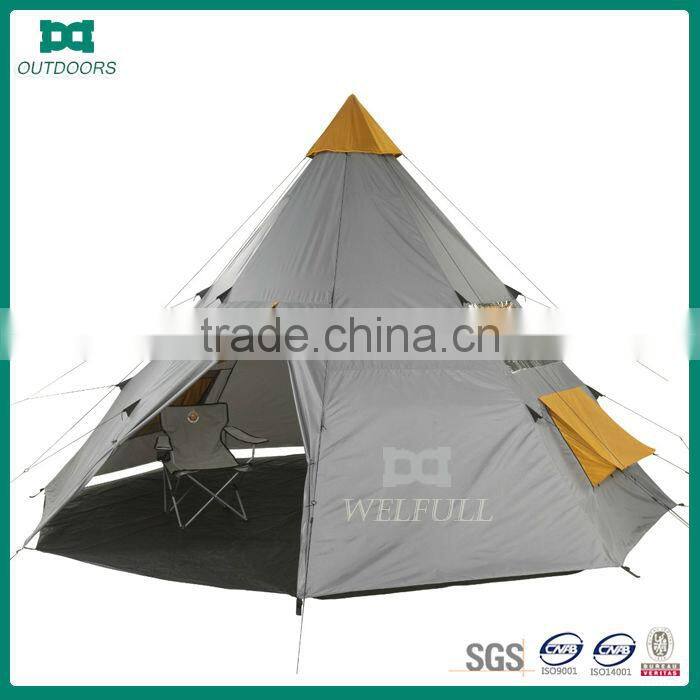 New steel structure camping tent design