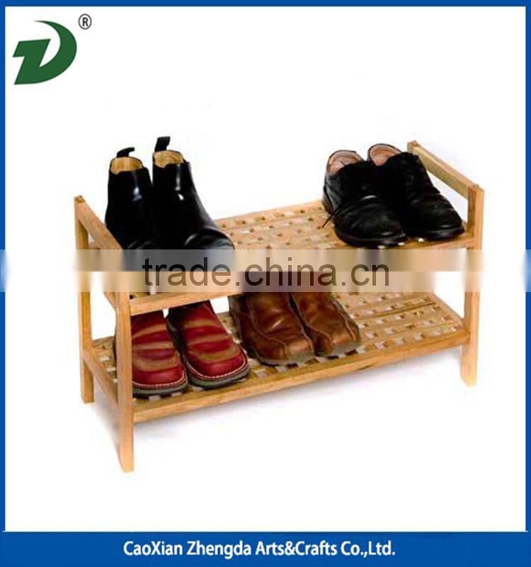 High Class Walnut Wood Shoe Rack