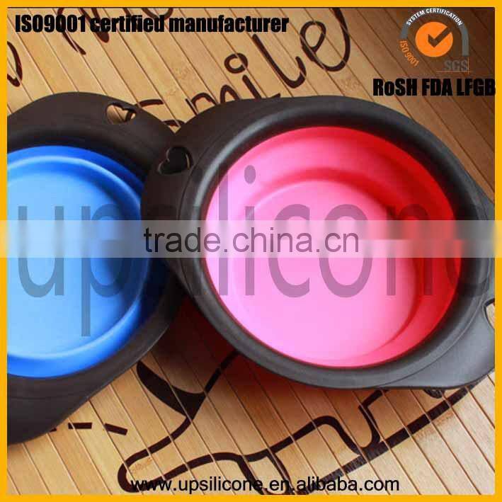 3-Quart Silicone collapsible washing up bowl with buckle