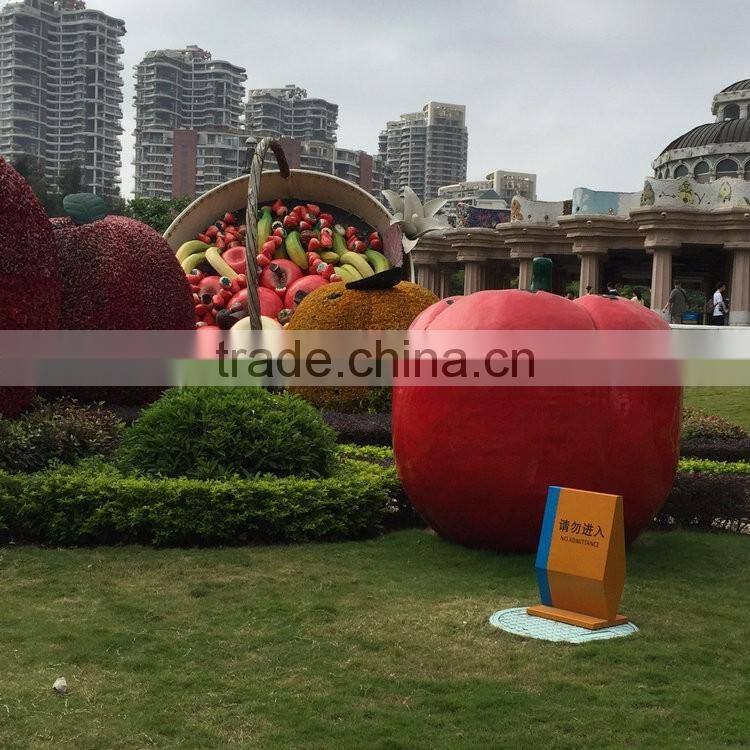 FRP giant apple sculpture