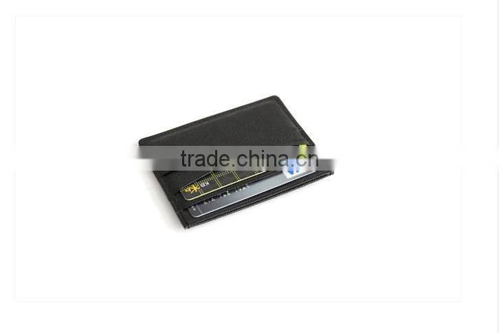 Leather credit card holder wallet custom credit card holder wholesale