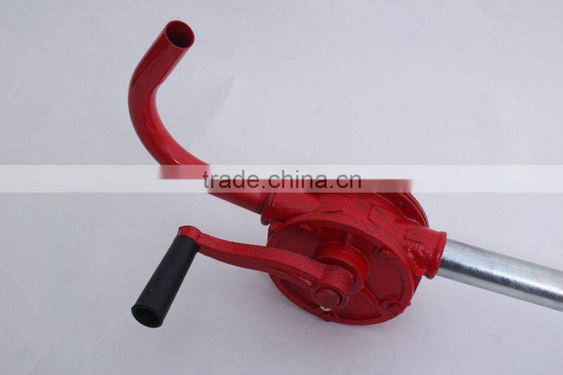 JS-32 Three Input Tube Cast Iron Oil Rotary Hand Pump For Drum