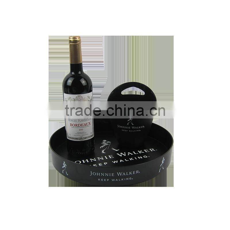 wholesale Antislip round shape plastic trays