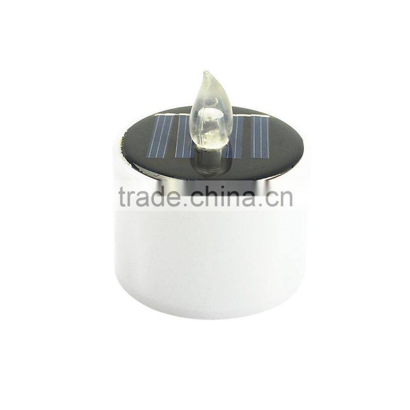 Solar round led candle light